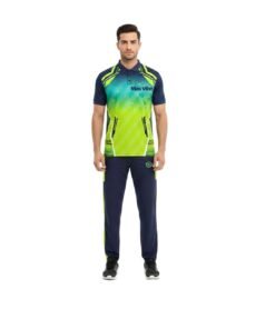 MAS VIBE Men's Nylon Tracksuit –T-Shirt & Pants Digital Print