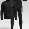 MAS VIBE Men’s Premium Performance Tracksuit – Sleek Black Edition